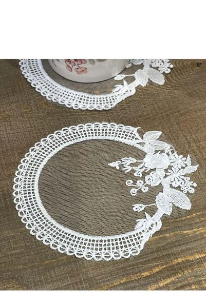 Generic Decorative Lace Round Coaster
