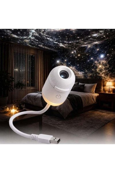 Generic 2-in-1 Galaxy Projector Night Light, USB Starry Sky Projector with 1 ...
