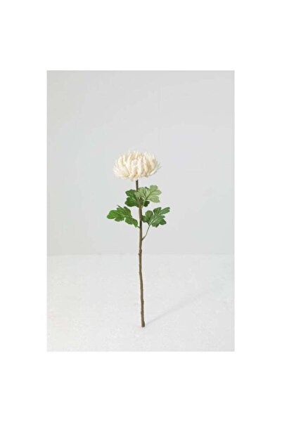 Generic Fernza Artificial Chrysanthemum Flower 56cm White Decorative Stem