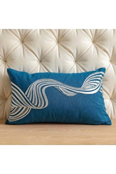 Generic Haven Cushion Cover 30x50cm Embellished Decorative Sofa Cushion