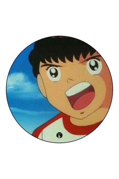 Generic The Anime Captain Majid Printed Fridge Magnet Blue/Beige/White