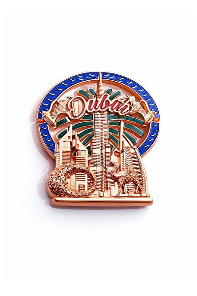 Generic Premium Dubai souvenir fridge magnet featuring Burj Khalifa and Burj ...