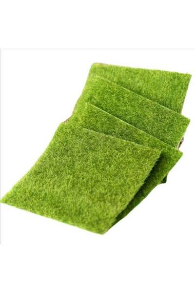 Generic 4-Piece Set of Artificial Grass Crafts, Suitable For Mini Fake Garden...