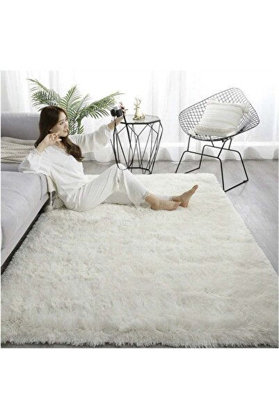 Generic Large Shag Area Rugs Tie-Dyed Plush Fuzzy Rugs for Living Room Anti S...