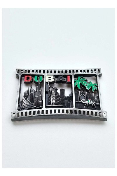 Generic Dubai Landmark Metal Magnet – Souvenir Gift | Keepsake, Travel Memori...
