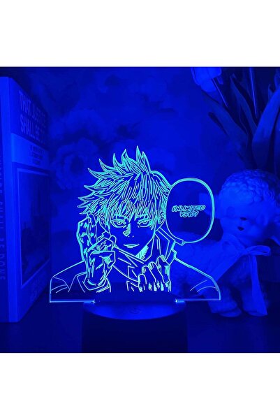 Generic ARS® 3D LED Satoru Gojo Night Light - Anime Jujutsu Kaisen Lamp with ...