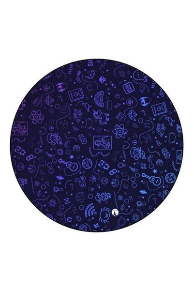 Generic Icon Printed Fridge Magnet Purple 5.5cm