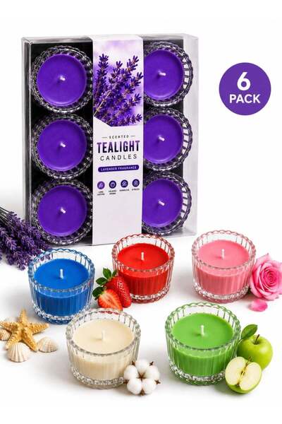 Generic Scented Candles Gift Set for Women,6 Pack Aromatherapy Candle for Hom...