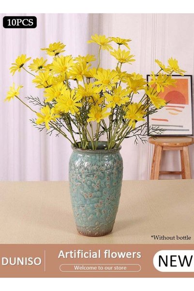 Generic Artificial Daisy Flowers, Silk Fabric Faux Daisies for Home, Garden, ...