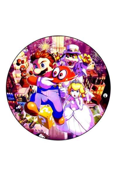 Generic Super Mario Cartoon Themed Fridge Magnet Red/Blue/White 5.5cm