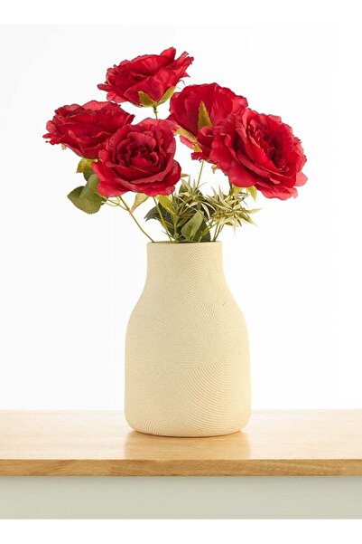 Generic Rose 1pc Flower Bunch with 7 buds – Red | 62cm Artificial Flower Bunc...