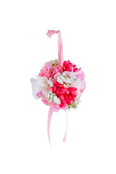 Generic Noble Bloom Ball, Pink, Decorative Hanging Flower Ball for Home Décor...