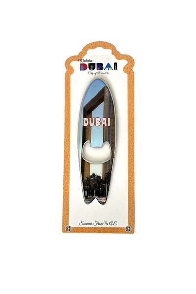 Generic Steel Dubai Fridge Magnet with bottle opener Sailing Board shape