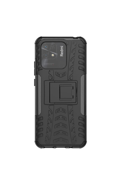 ERBORD Husă pentru Xiaomi Redmi 10C, Tire Armor, neagră