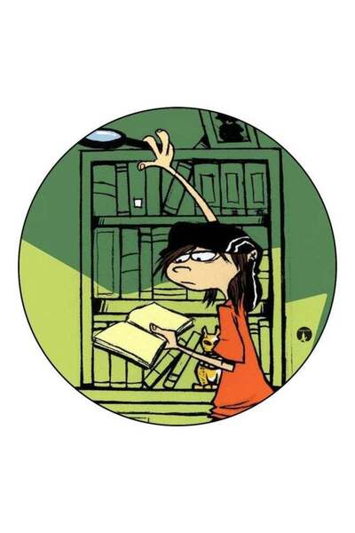Generic Cartoon Printed Fridge Magnet Green/Orange/Black 5.5cm