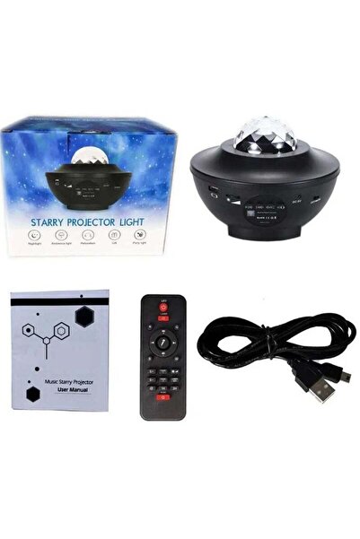 Generic Starry Projector Galaxy Night Light – Sky & Ocean Wave Projection wit...