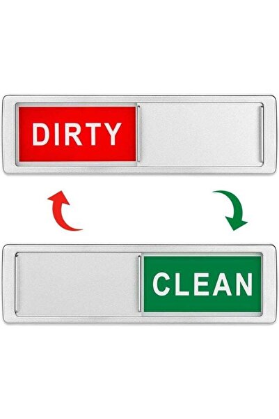 Generic Dishwasher Magnet Clean Dirty Sign Shutter Only Changes When You Push...