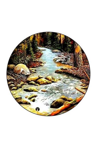 Generic Nature Printed Fridge Magnet Multicolour 5.5 x 5.5cm