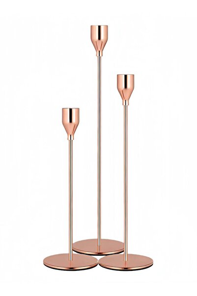 Generic Candle Holders Set of 3 for Taper Candles, Decorative Candlestick Hol...