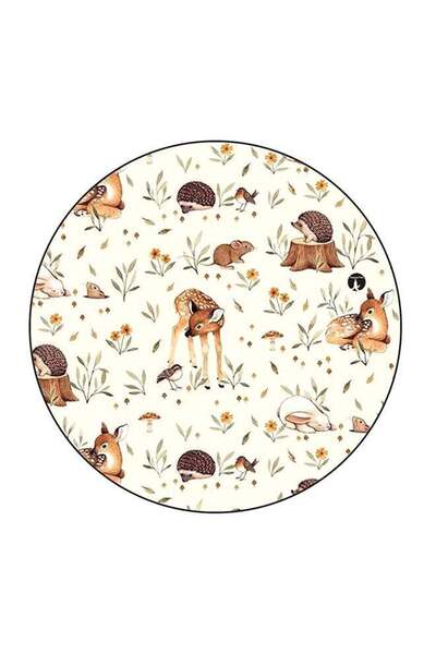 Generic Animal Art Printed Fridge Magnet Multicolour 5.5 x 5.5cm