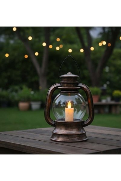 Generic DYD New Swinging LED Candle Lantern – Lighted Globe with Candle Insid...
