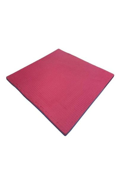 Generic EVA Tatami Mat 1m x 1m x 20mm Red/Blue – Interlocking Martial Arts & ...