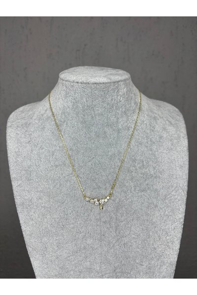 XUPING JEWELRY Xupıng Altın Kaplama Yıldız Taşlı Kolye