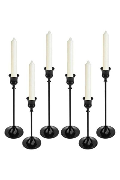 Generic Holders 6 PCS Metal Taper Candle Holders,Candle Stick Holders Set,Per...