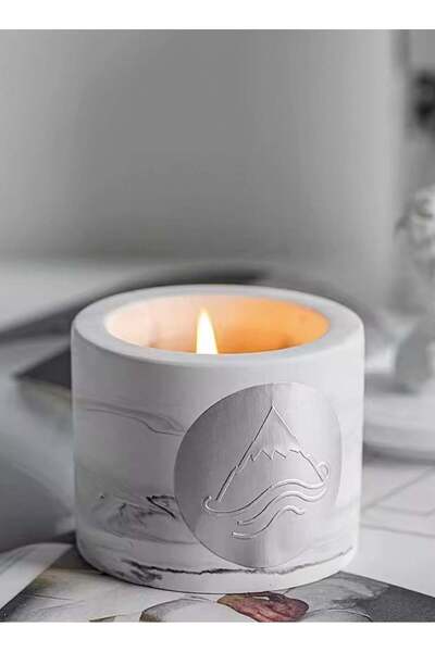 Generic Naturals Luxury Scented Ceramic Soy Candle Jar Greek Statue Shape Per...