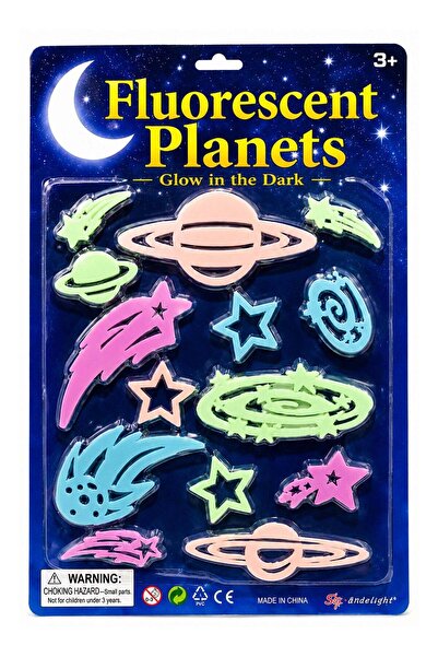 Generic Glow in The Dark Space Wall Stickers for Kids Bedroom – Fluorescent L...