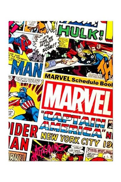 Generic Marvel Superhero Printed Decorative Wall Art Plate Red/White/Yellow 1...