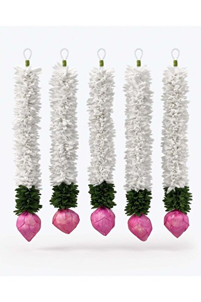 Generic Madhoor Jasmine Lotus Decorative Latkan Door Hanging White Pink Green...