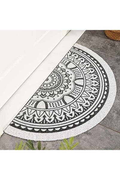 Generic Half Circle Welcome Door Mat – Non-Slip, Absorbent Outdoor & Indoor E...