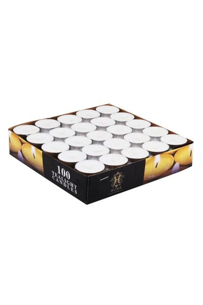 Generic 100-Piece Set Tea Light Candle White