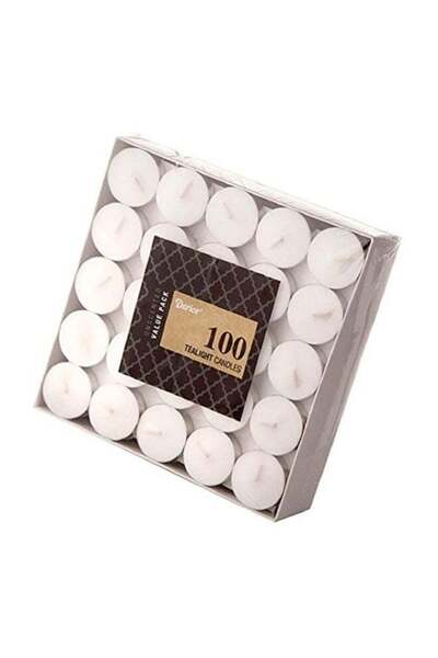 Generic 100-Piece Tea Lights Candles White
