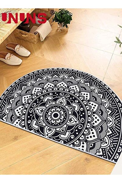 Generic Half Round Door Mat,Semi Circle Bathroom Floor Rug,Non-Slip Welcome E...