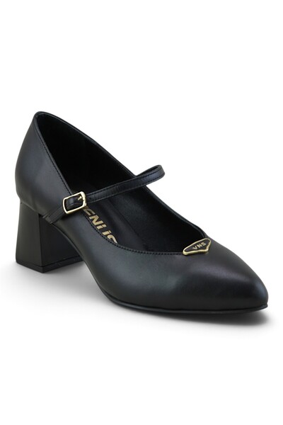 Venüs 26530016 Genuine Leather Heeled Women's Shoes