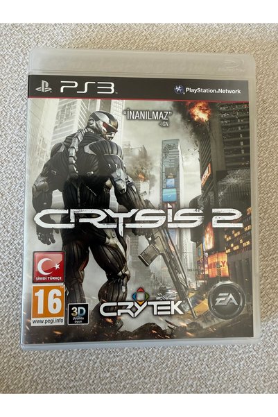 EA ps3 crysis 2 orjinal oyun 10/10 kondüsyon kitapçıklı