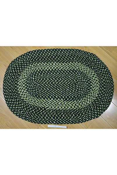 Generic GOLD MANTIS Braided Oval Area Rug 60×90cm – 100% Cotton, Handmade Rev...