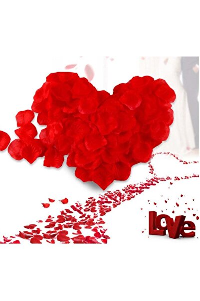 Generic 1000-Piece Love Artificial Rose Flower Red 4.5x4.5cm
