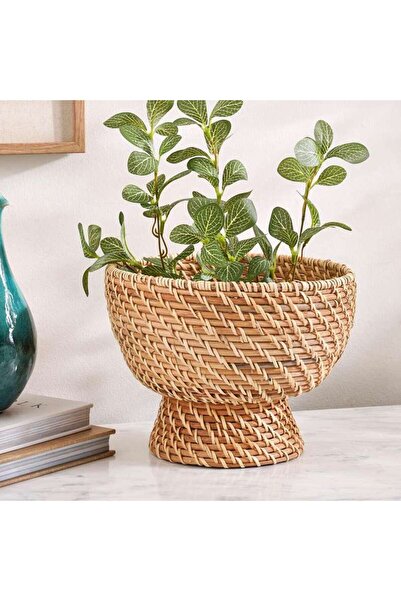 Generic Floresta Rattan Decor Bowl Dia25x17cm- Natural - 112MTV9900026