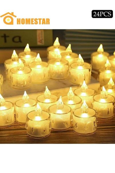 Generic 24 Pack LED Candles, Tea Light Flameless Candle Lights, Battery Opera...
