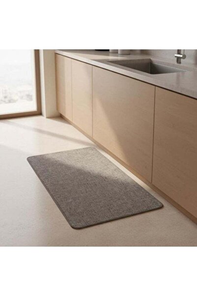 Generic Beluxe Softy Fabric Anti-Slip Washable Kitchen/Area Mat 45x75cm - Gre...