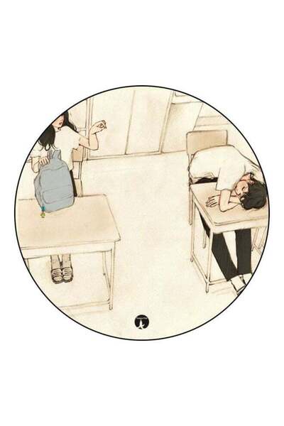 Generic Anime Printed Fridge Magnet Beige/Grey/Black 5.5cm
