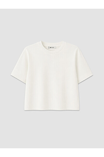LC Waikiki Two Mt Shop Quality Soulife White Plain Loose & Baggy Short Sleeve...