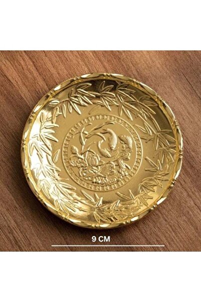 Generic Handcrafted Metal Gold Vintage Coaster | Aromatherapy Candle Holder |...