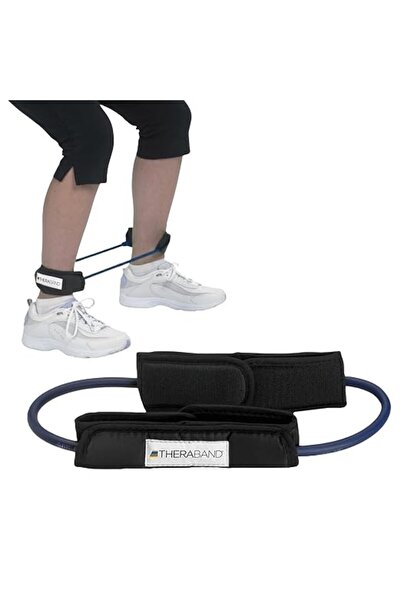 THERABAND Resistance Tubes, Professional Latex Elastic Tubing with Handles Fo...