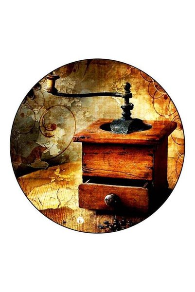 Generic Printed Fridge Magnet Brown/Black/Beige 5.5cm