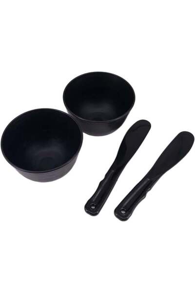 Generic 2 Pieces Rubber Facial Mask Mixing Bowl, With Plastic Spatula, Facema...
