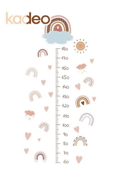 Generic Height Measurement Wall Sticker for Children, Removable, Waterproof, ...